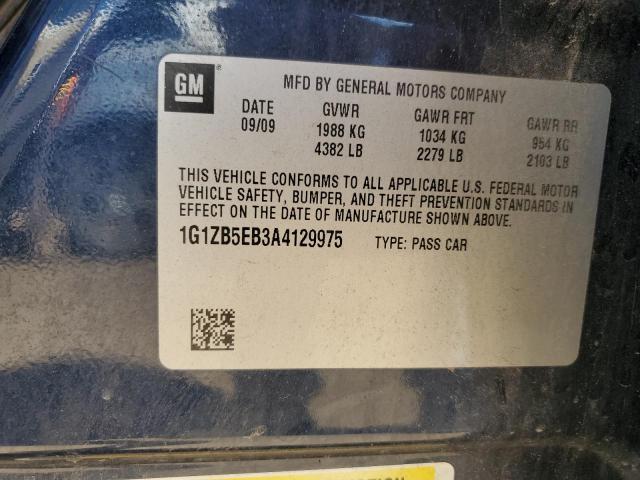 1G1ZB5EB3A4129975 - 2010 CHEVROLET MALIBU LS Blau Foto 12