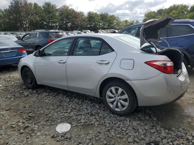 2T1BURHE2FC440513 - 2015 TOYOTA COROLLA L SILVER photo 2