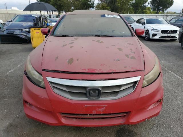 1HGCS1B72CA015462 - 2012 HONDA ACCORD EX RED photo 5