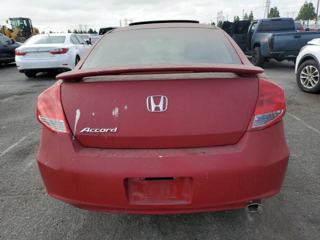1HGCS1B72CA015462 - 2012 HONDA ACCORD EX RED photo 6