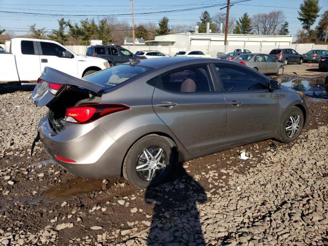 5NPDH4AE9GH744740 - 2016 HYUNDAI ELANTRA SE CHARCOAL photo 3