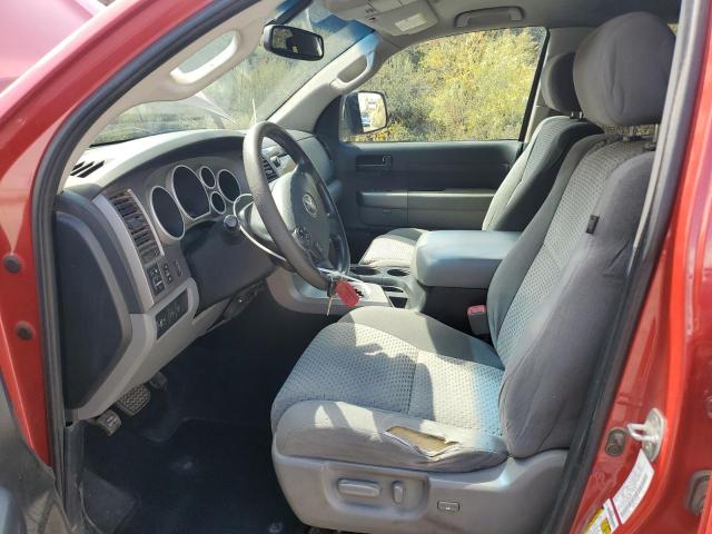 5TFUM5F19CX030709 - 2012 TOYOTA TUNDRA DOUBLE CAB SR5 RED photo 7