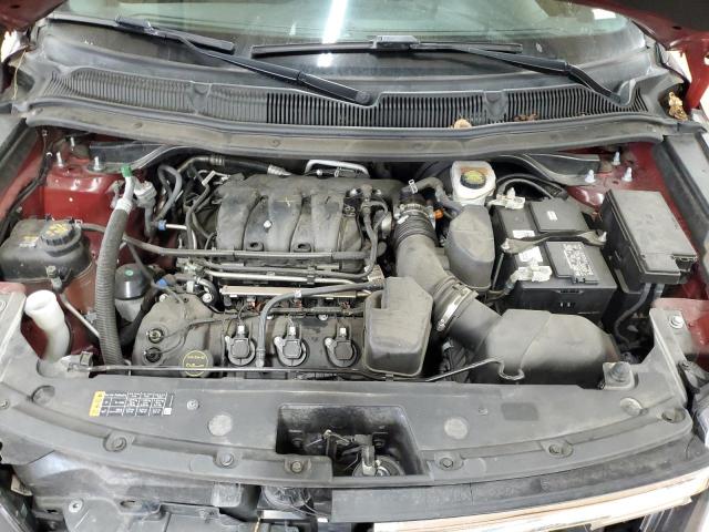 1FM5K8D87JGA61431 - 2018 FORD EXPLORER XLT BURGUNDY photo 12