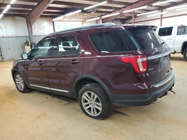 1FM5K8D87JGA61431 - 2018 FORD EXPLORER XLT BURGUNDY photo 2