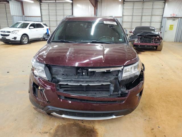 1FM5K8D87JGA61431 - 2018 FORD EXPLORER XLT BURGUNDY photo 5