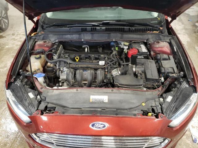 3FA6P0H77ER356160 - 2014 FORD FUSION SE BURGUNDY photo 11