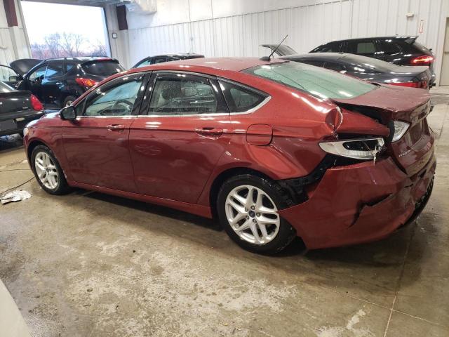 3FA6P0H77ER356160 - 2014 FORD FUSION SE BURGUNDY photo 2