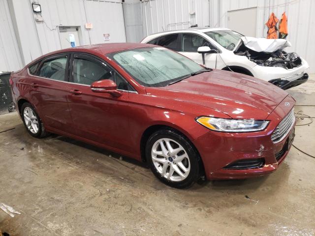 3FA6P0H77ER356160 - 2014 FORD FUSION SE BURGUNDY photo 4