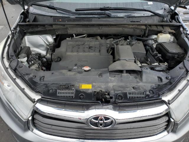 5TDJKRFH0FS213200 - 2015 TOYOTA HIGHLANDER XLE SILVER photo 12
