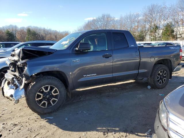 5TFUY5F16FX428372 - 2015 TOYOTA TUNDRA DOUBLE CAB SR/SR5 GRAY photo 1