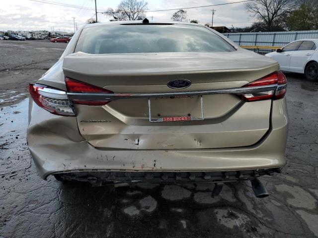 3FA6P0G74JR221309 - 2018 FORD FUSION S TAN photo 6