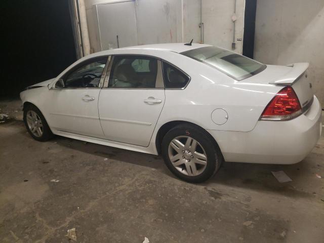 2G1WB5EK1A1174895 - 2010 CHEVROLET IMPALA LT WHITE photo 2