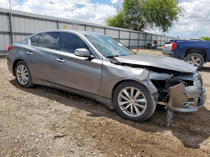 JN1BV7AP4FM353635 - 2015 INFINITI Q50 BASE ნაცრისფერი ფოტო 4