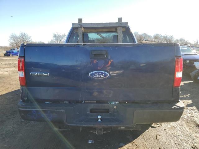 1FTRF12257NA82265 - 2007 FORD F150 BLUE photo 6