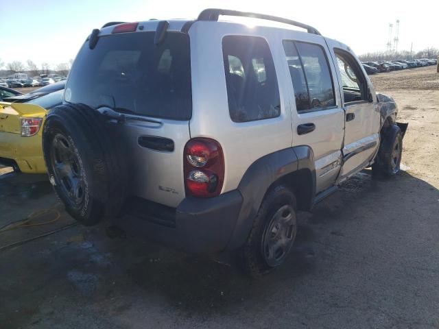 1J4GL48K57W670275 - 2007 JEEP LIBERTY SPORT SILVER photo 3