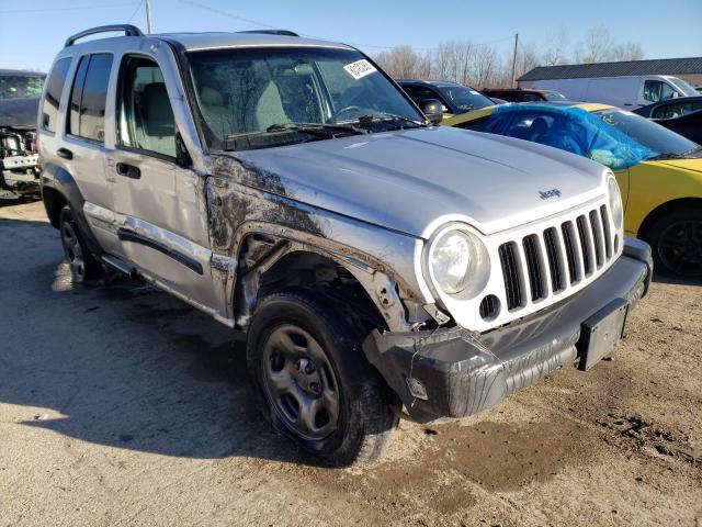 1J4GL48K57W670275 - 2007 JEEP LIBERTY SPORT SILVER photo 4