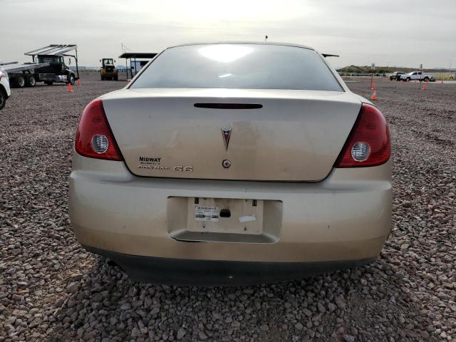 1G2ZF57BX84145694 - 2008 PONTIAC G6 VALUE LEADER GOLD photo 6