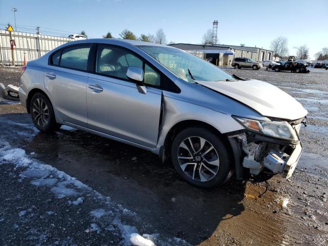 19XFB2F93DE052595 - 2013 HONDA CIVIC EXL ვერცხლისფერი ფოტო 4