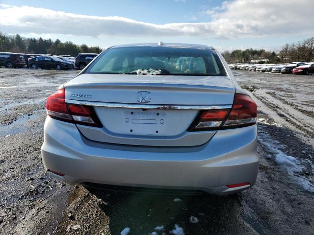 19XFB2F93DE052595 - 2013 HONDA CIVIC EXL ვერცხლისფერი ფოტო 6