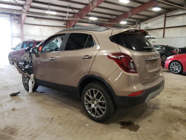 KL4CJ2SB5JB574565 - 2018 BUICK ENCORE SPORT TOURING TAN photo 2