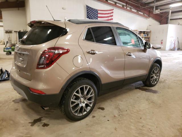 KL4CJ2SB5JB574565 - 2018 BUICK ENCORE SPORT TOURING TAN photo 3