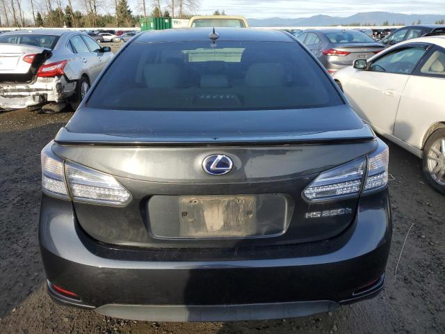 JTHBB1BA3B2043283 - 2011 LEXUS HS 250H CHARCOAL photo 6