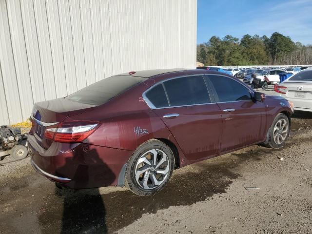 1HGCR2F87HA094994 - 2017 HONDA ACCORD EXL MAROON photo 3