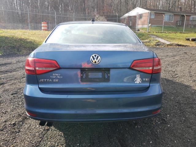 3VWD17AJ7FM350680 - 2015 VOLKSWAGEN JETTA SE BLUE photo 6