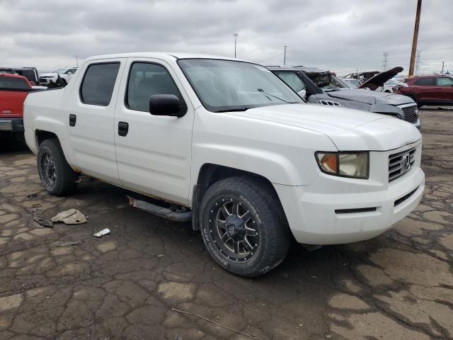 2HJYK16258H506647 - 2008 HONDA RIDGELINE RT WHITE photo 4