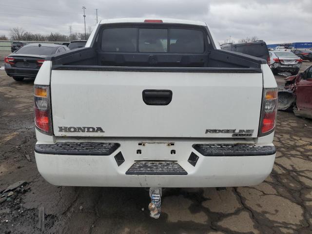 2HJYK16258H506647 - 2008 HONDA RIDGELINE RT WHITE photo 6