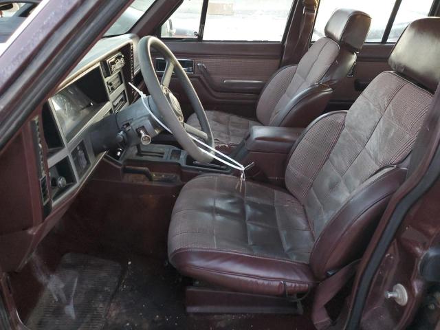 1JCMR7847HT172963 - 1987 JEEP CHEROKEE LAREDO BROWN photo 7