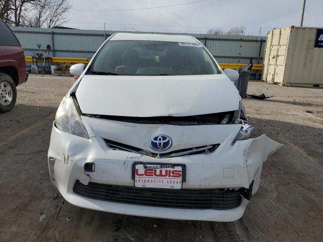 JTDZN3EU5C3098712 - 2012 TOYOTA PRIUS V WHITE photo 5