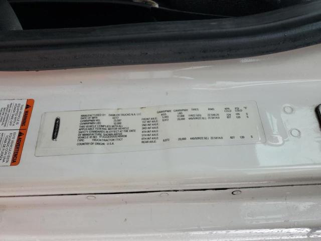 1FUGGEDV0JLHB4036 - 2018 FREIGHTLINER CASCADIA 1 Blanco foto 10