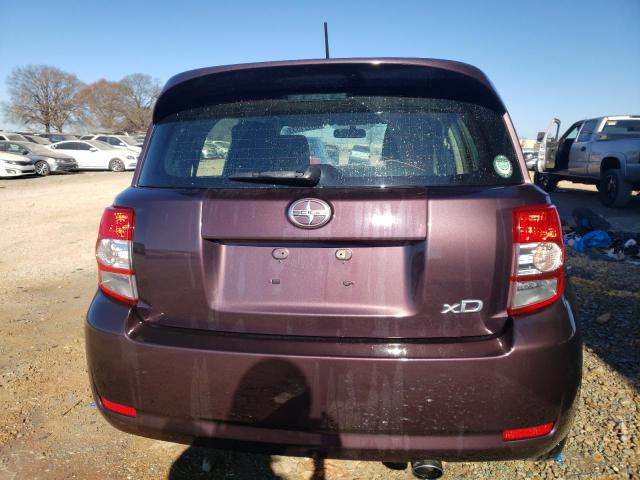 JTKKU4B46C1027828 - 2012 TOYOTA SCION XD BURGUNDY photo 6