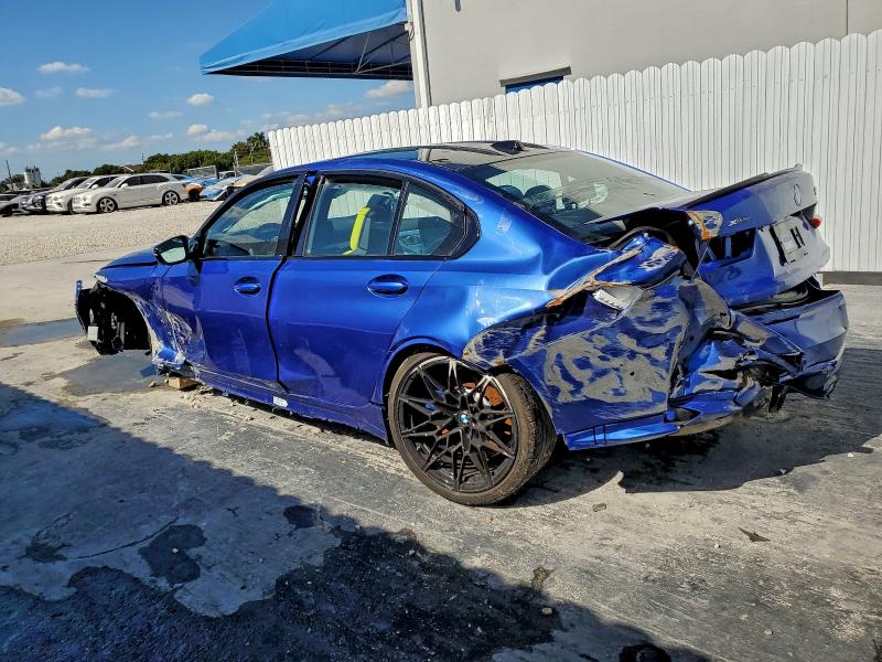 WBS33HJ02SFV34546 - 2025 BMW M3 COMPETITION BLUE photo 2