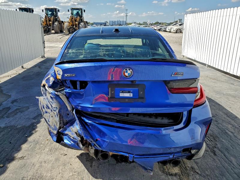 WBS33HJ02SFV34546 - 2025 BMW M3 COMPETITION BLUE photo 6