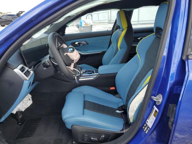 WBS33HJ02SFV34546 - 2025 BMW M3 COMPETITION BLUE photo 7