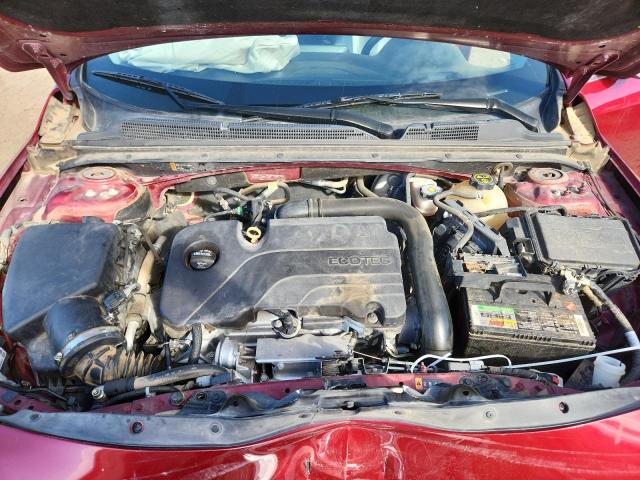 1G1ZD5ST2KF115479 - 2019 CHEVROLET MALIBU LT მუქწითელი ფოტო 11