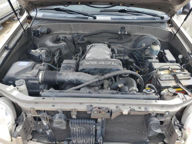 5TBET34184S441551 - 2004 TOYOTA TUNDRA DOUBLE CAB SR5 BEIGE photo 11