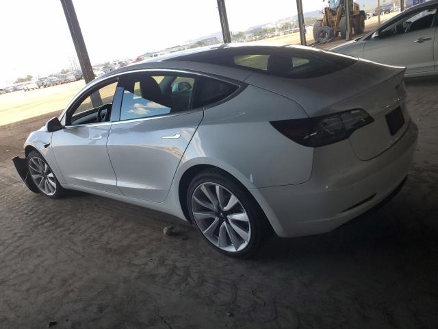 5YJ3E1EA2LF614530 - 2020 TESLA MODEL 3 WHITE photo 2