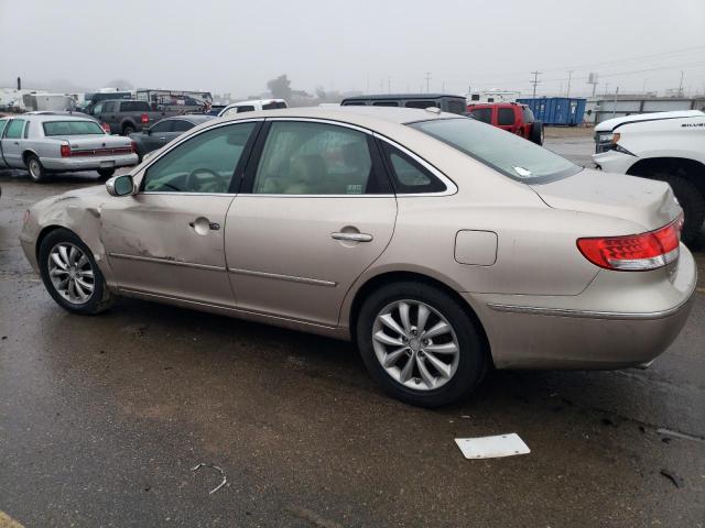 KMHFC46F28A251544 - 2008 HYUNDAI AZERA SE GOLD photo 2