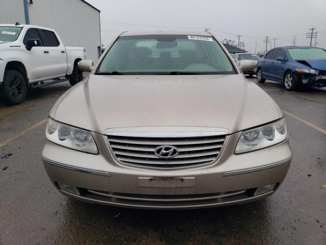 KMHFC46F28A251544 - 2008 HYUNDAI AZERA SE GOLD photo 5