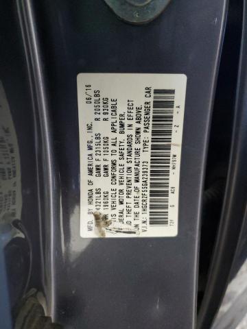 1HGCR2F55GA239373 - 2016 HONDA ACCORD SPORT ნაცრისფერი ფოტო 13