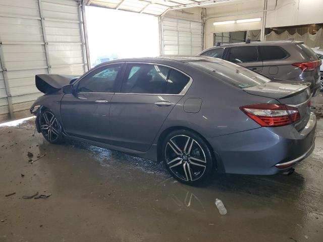 1HGCR2F55GA239373 - 2016 HONDA ACCORD SPORT ნაცრისფერი ფოტო 2