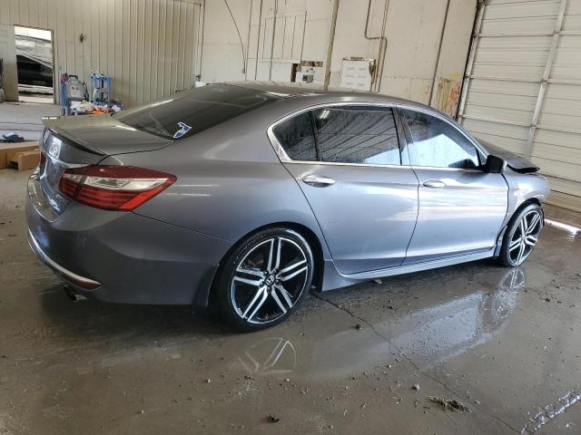 1HGCR2F55GA239373 - 2016 HONDA ACCORD SPORT ნაცრისფერი ფოტო 3