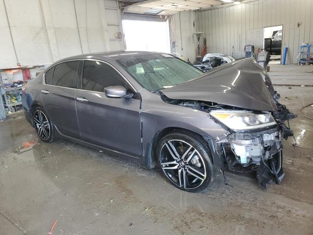 1HGCR2F55GA239373 - 2016 HONDA ACCORD SPORT ნაცრისფერი ფოტო 4