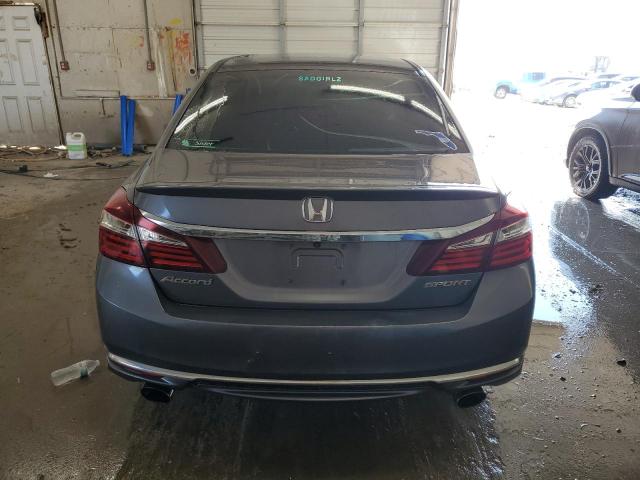 1HGCR2F55GA239373 - 2016 HONDA ACCORD SPORT ნაცრისფერი ფოტო 6