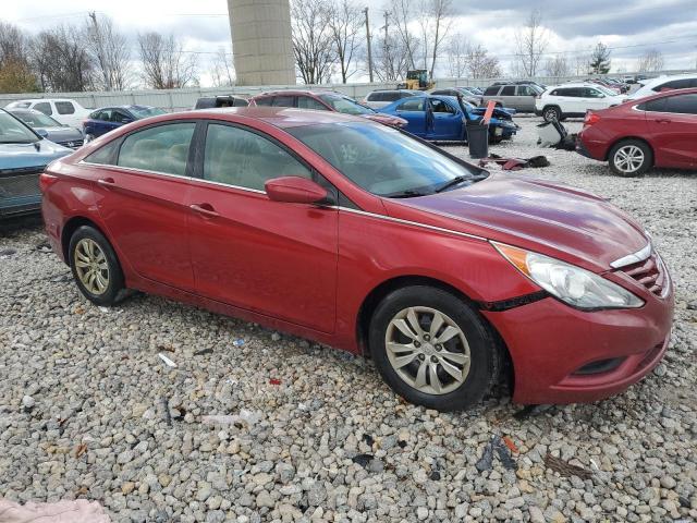 5NPEB4AC5BH010383 - 2011 HYUNDAI SONATA GLS RED photo 4