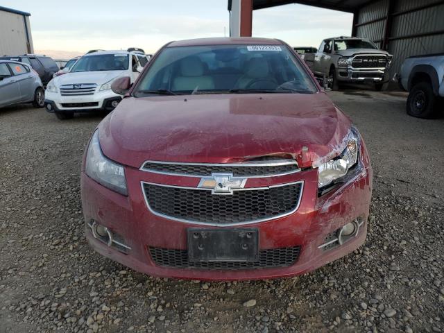 1G1PE5SB1E7327381 - 2014 CHEVROLET CRUZE LT MAROON photo 5