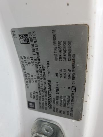 1GCHSBEAXG1346068 - 2016 CHEVROLET COLORADO 白色 照片 12